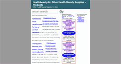 Desktop Screenshot of healthbeautydo.com