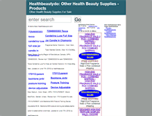 Tablet Screenshot of healthbeautydo.com